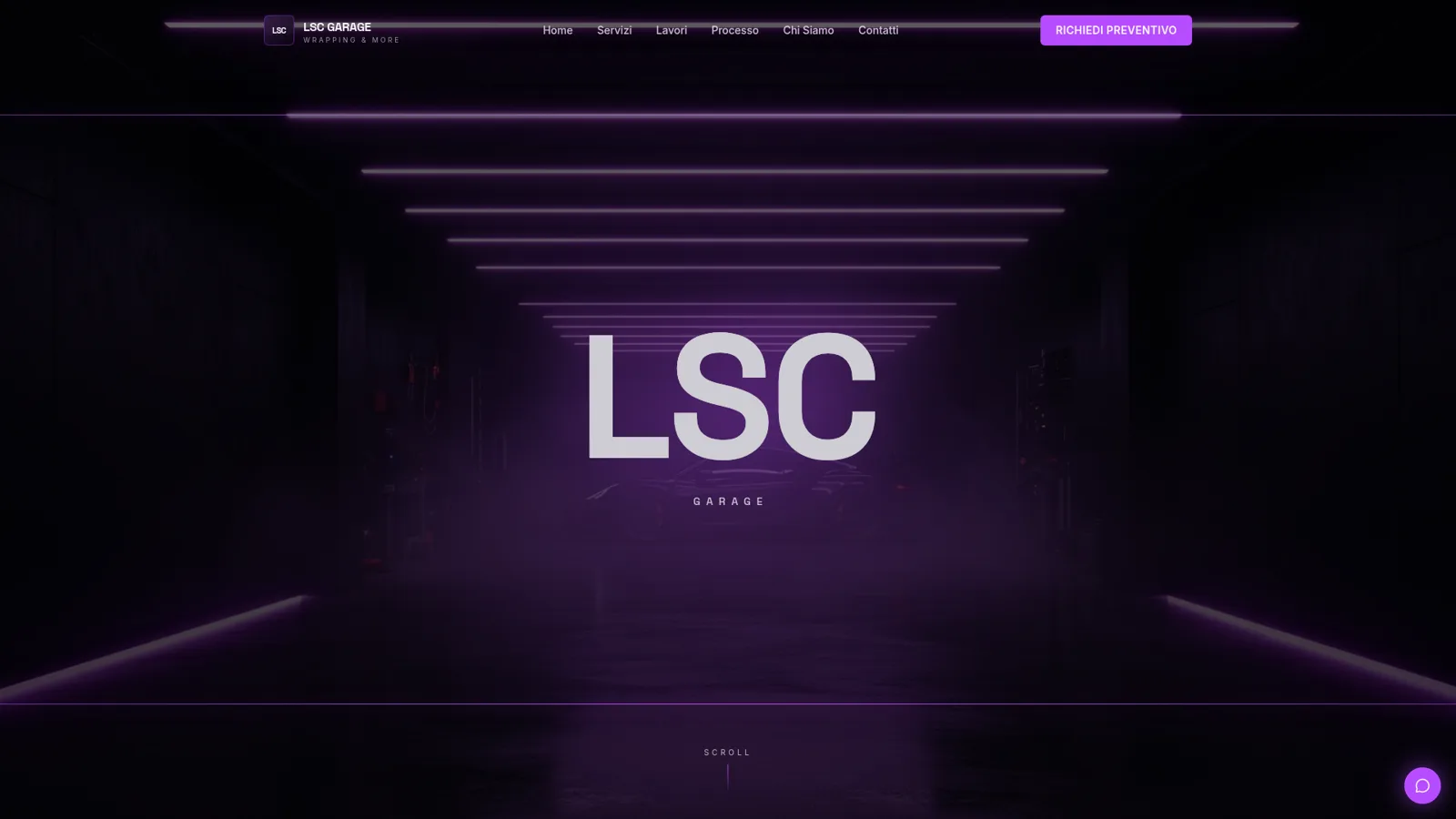 Anteprima del sito LSC Garage