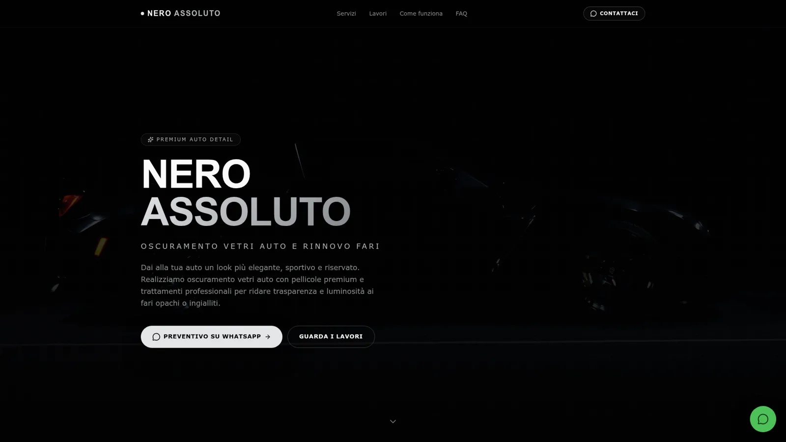 Anteprima del sito Nero Assoluto